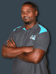 A team image of Eddie Booysen, the head technician at Golf Carts & all