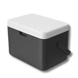 Insulated cooler box designed for golf carts, perfect for hot days