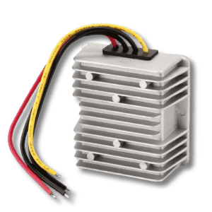 Step down voltage converter used in golf carts
