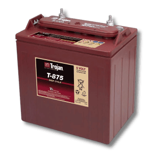 High-capacity deep cycle batteries for extended range and optimal golf cart performance