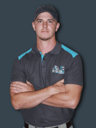 A team image of Charl Barnard is in charge of the buying and stock control at Golf Carts & All